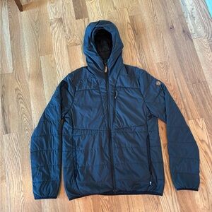 Fjallraven Keb Padded Insulated Zip Up Hoodie - Men’s Small - Navy Blue